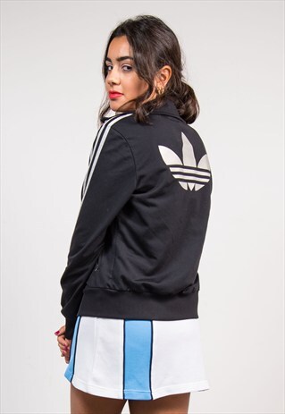 VINTAGE 90'S ADIDAS BLACK TRACKSUIT JACKET