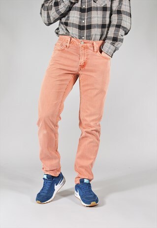 VINTAGE LEVI'S ORANGE 514 SLIM STRAIGHT JEANS