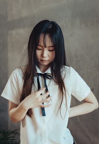 SCHOOL SHORT SLEEVE WHITE SHIRT 