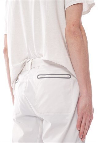 VINTAGE NIKE PANTS TROUSERS WHITE DRILL