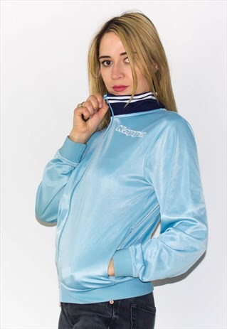 VINTAGE BLUE KAPPA ZIP UP JACKET