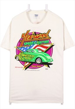 Vintage 90's Gildan T Shirt Yearwood Racing Short Sleeve