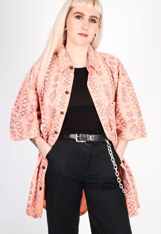 VINTAGE PATTERN SHIRT NS444