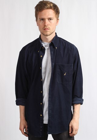 VINTAGE NAUTICA CORDUROY SHIRT
