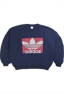 Vintage  Adidas Sweatshirt Spellout Crewneck Heavyweight