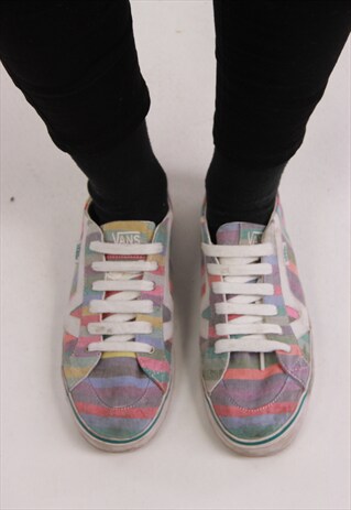 VINTAGE VANS PATTERNED TRAINERS