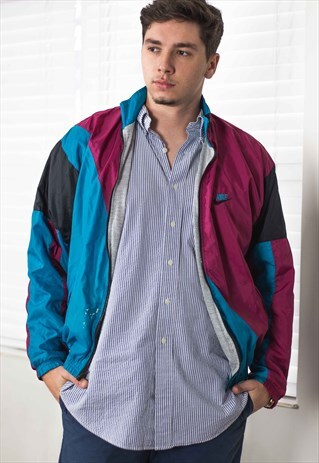 VINTAGE NIKE JACKET LOGO 90S M 13.9