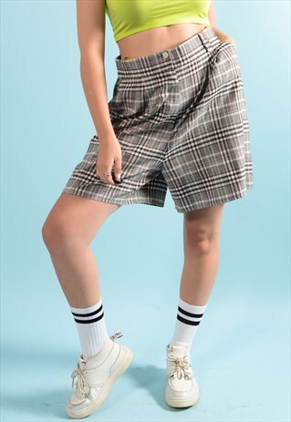 VINTAGE CHECKERED SHORTS