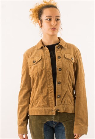 VINTAGE 90S BROWN CORDUROY JACKET