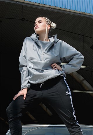 GREY SOFTSHELL HOODIE