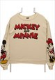 Mickey Mouse 90's Mickey and Minnie Crewneck Sweatshirt Medi