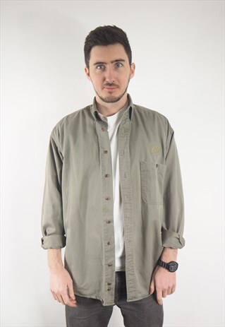 VINTAGE KHAKI GLEN SHIRT