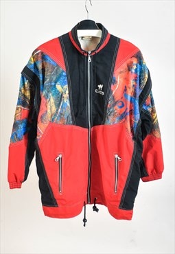 Vintage 90s shell tracka jacket in red