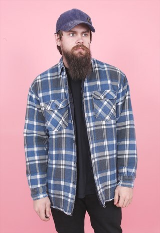 VINTAGE LUMBERJACK LINED SHIRT /R10306