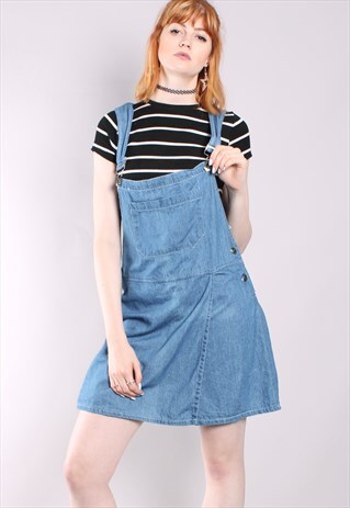 VINTAGE 90S SKORT DUNGAREE SHORTS