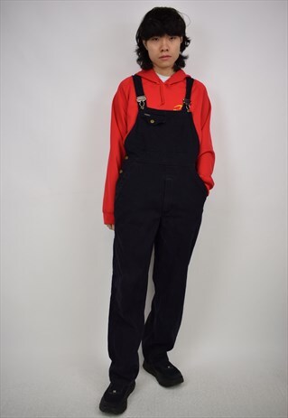 VINTAGE 90S BLACK DUNGAREES