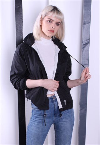 VINTAGE K-WAY SHELL JACKET/WINDBREAKER. BRANDED SPORTSWEAR.