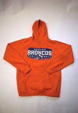 Vintage 90s NFL Orange Broncos Hoodie