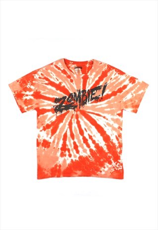 OFFICIAL FLATBUSH ZOMBIES ORANGE TIE-DYE T-SHIRT