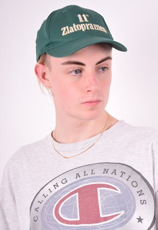 MENS VINTAGE CAP ONE SIZE GREEN 90'S