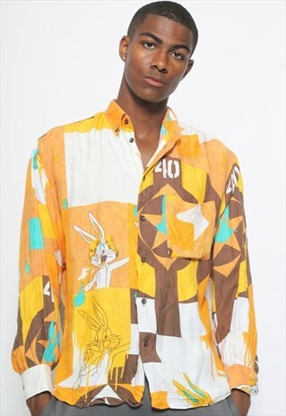 VINTAGE ICEBERG BUGGS BUNNY CARTOON SHIRT