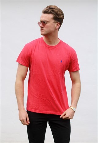 RALPH LAUREN POLO USA CORAL T SHIRT