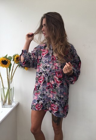 CRAZY PATTERN OVERSIZED RETRO VINTAGE UNISEX FESTIVAL SHIRT