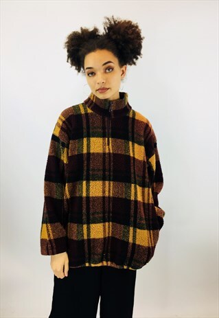 VINTAGE TEDDY BEAR FLEECE JACKET