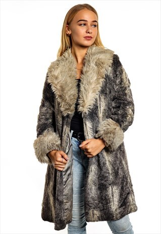 VINTAGE FAUX FUR JACKET J2091