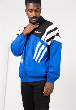 VINTAGE 80S USA ADIDAS SHELL SPORT JACKET / S1257