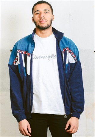 VINTAGE PUMA VELOUR TRACK JACKET