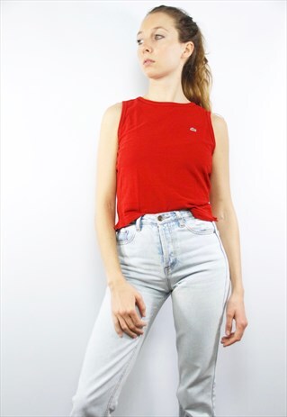 LACOSTE TOP / RED / VINTAGE LACOSTE / 90S TOP