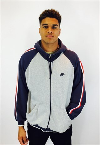 NIKE SWOOSH BIG LOGO EMBROIDERED HOODIE