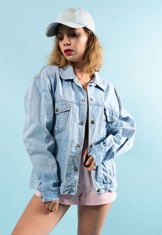 VINTAGE OVERSIZED CLARK DENIM JACKET