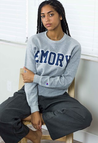 VINTAGE CHAMPION SWEATSHIRT JUMPER LOGO 90S S 12.3