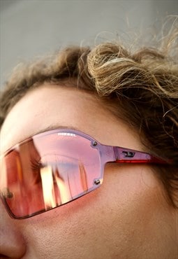 y2k Vintage nos Diesel rare pink lens sunglasses