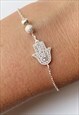 HANDS OFF BRACELET 925 STERLING SILVER