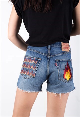 REWORKED LEVI'S VINTAGE DENIM SHORTS