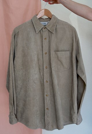 VINTAGE BEIGE CORD SHIRT