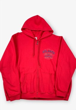 Vintage Atlanta Georgia Hoodie Bright Red 2XL BV17584