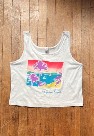 VINTAGE HOLIDAY WHITE VEST