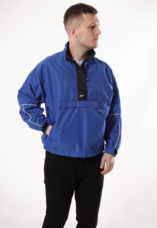 VINTAGE VTG RARE REEBOK LOGO SHELL JACKET 13198