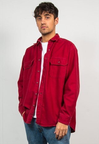 PLAIN THICK FLANNEL SHIRT