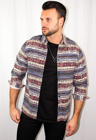 VINTAGE NAVAJO FLANNEL SHIRT