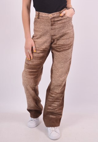 VINTAGE ROCCOBAROCCO TROUSERS BROWN