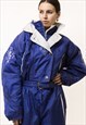 OVERALL BLUE SKI SUIT M WOMENS SKI SUIT WOMENS CLOTHING 4822