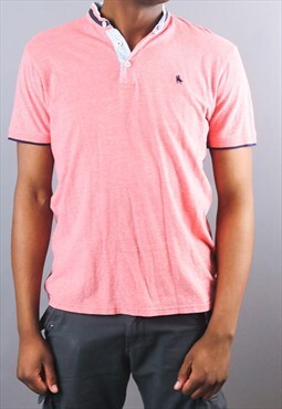 Vintage pink polo shirt