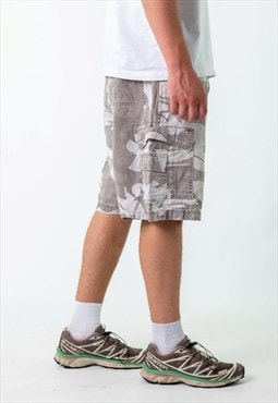 Light Grey 90s Wrangler Woven Cargo Shorts