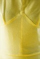 BRIGHT YELLOW SOFT SLEEVELESS DRESS