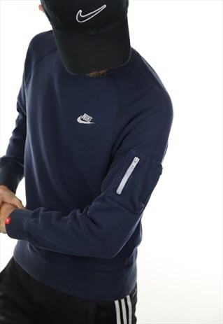 VINTAGE NIKE SMALL LOGO SWEATSHIRT JUMPER